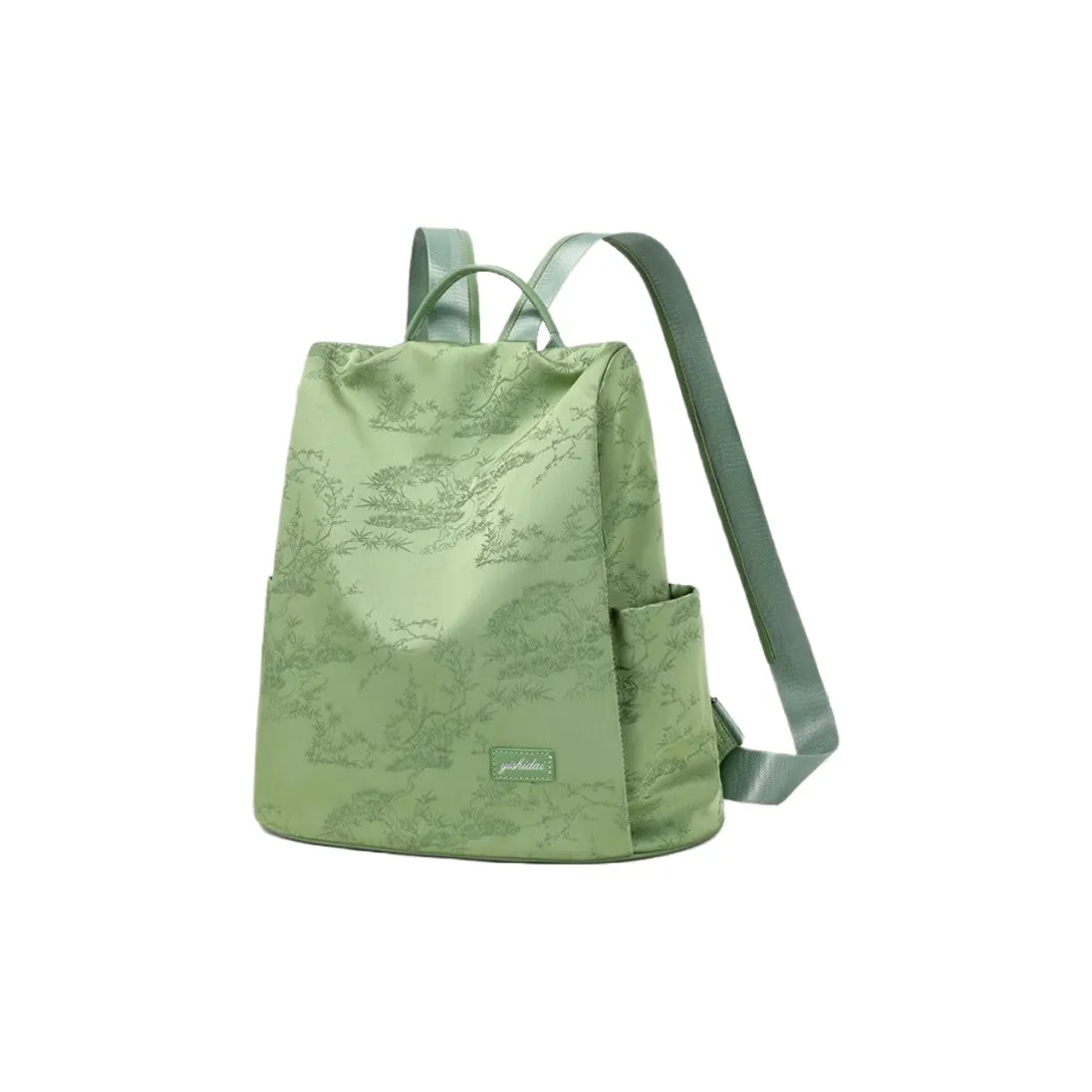 CORE BIRD Oxford Backpack Regular Women's Smoke Ink Black/Moon Phantom Silver Gray/Bamboo Shadow Clear Green