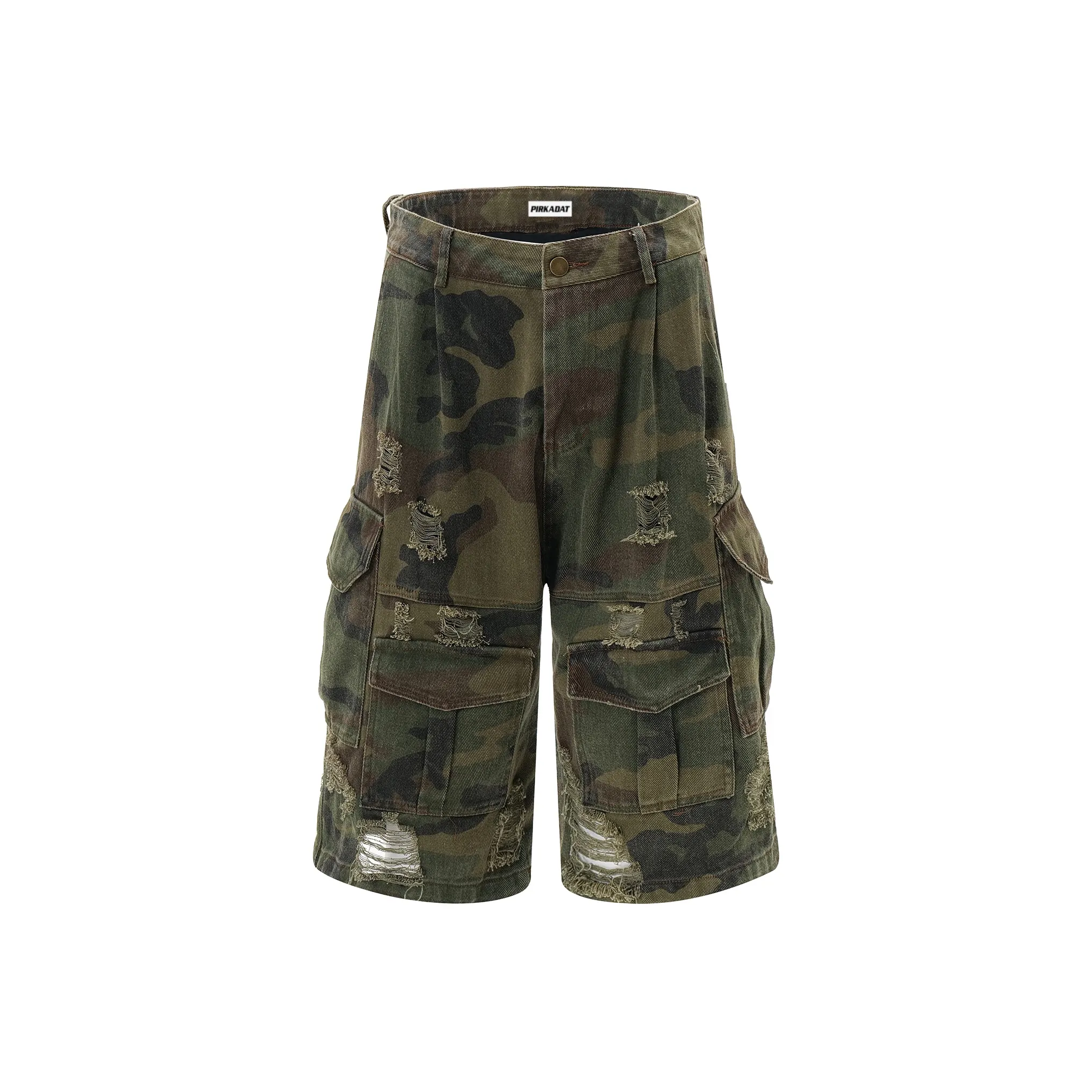Pirkadat Камуфляж Унисекс Шорты Карго