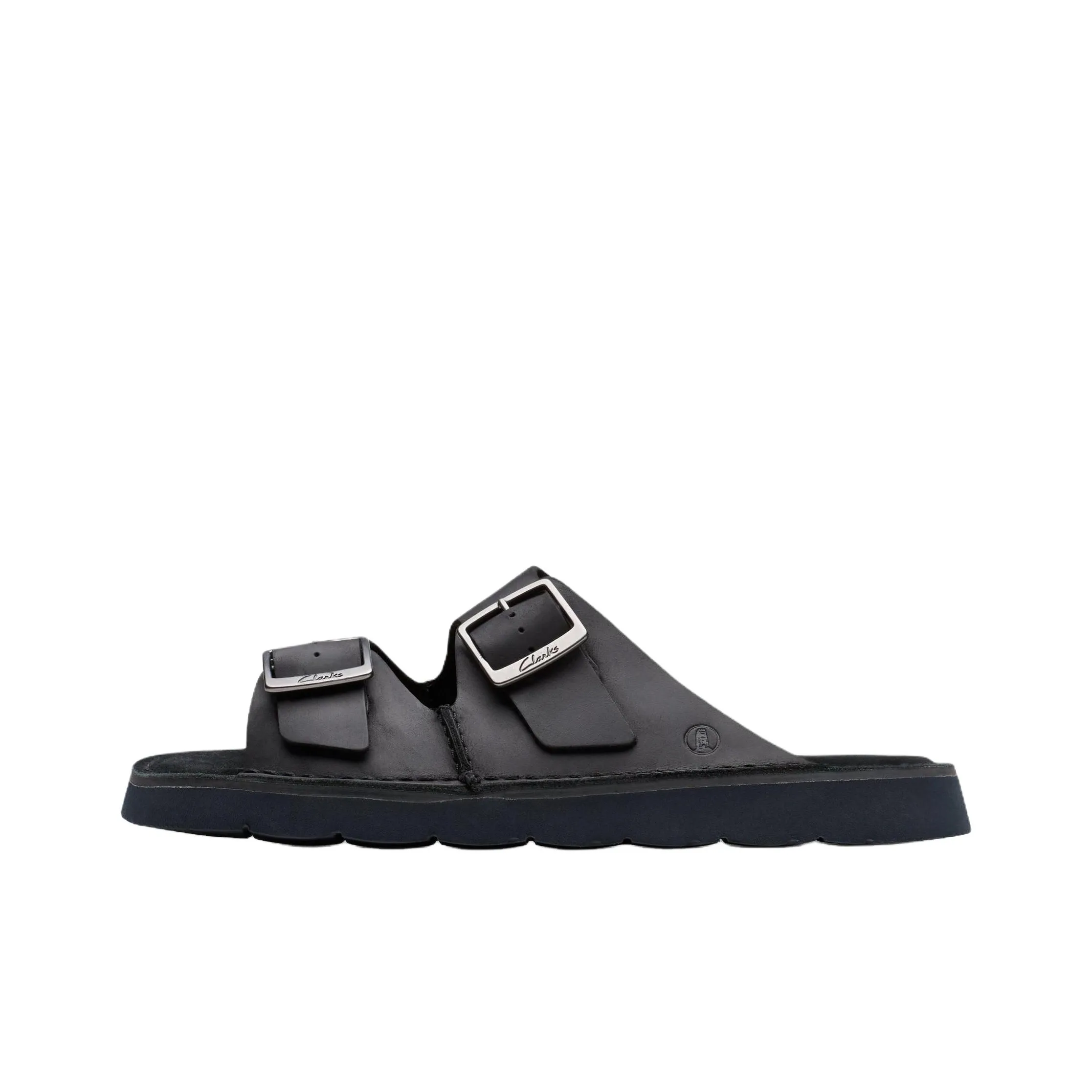 Clarks EVA Abrasion Resistant Slide Slippers Men's Black