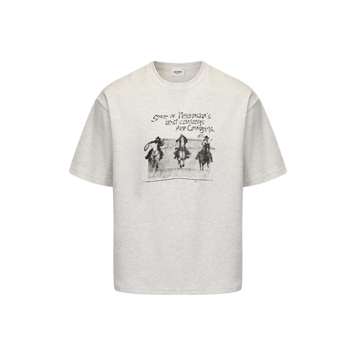 ENDRITES Светло-серый Унисекс Футболка