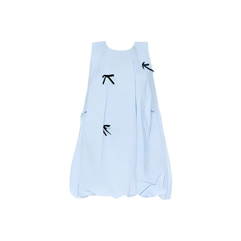 SISC Sleeveless Dresses Women's Light Blue
