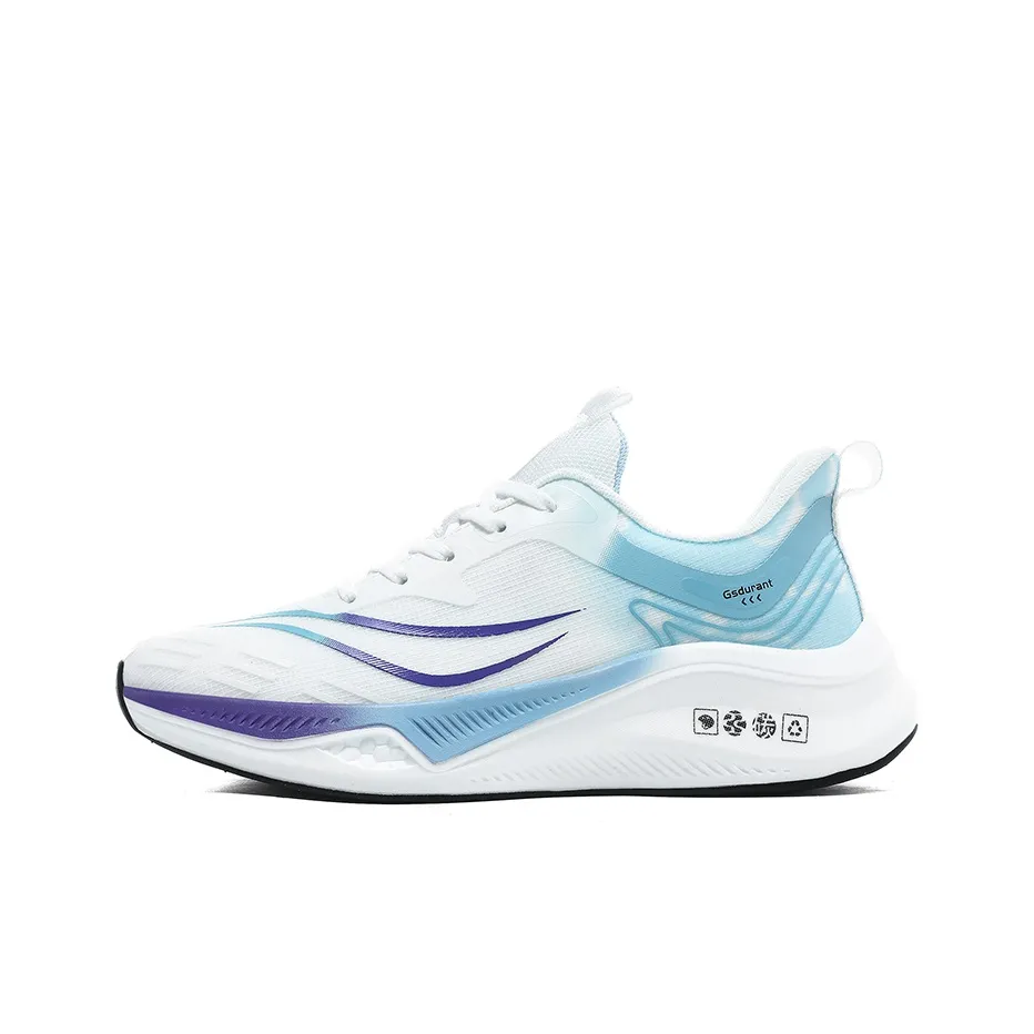 Gaius Durant Амортизация Устойчивость к истиранию Защита от переворачивания Низкий топ Беговые кроссовки Мужские Белый и синий