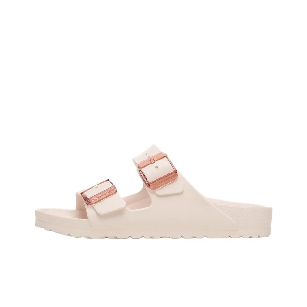 Birkenstock Arizona EVA Abrasion Resistant Slide Slippers Unisex Light Pink Regular Loose Fit