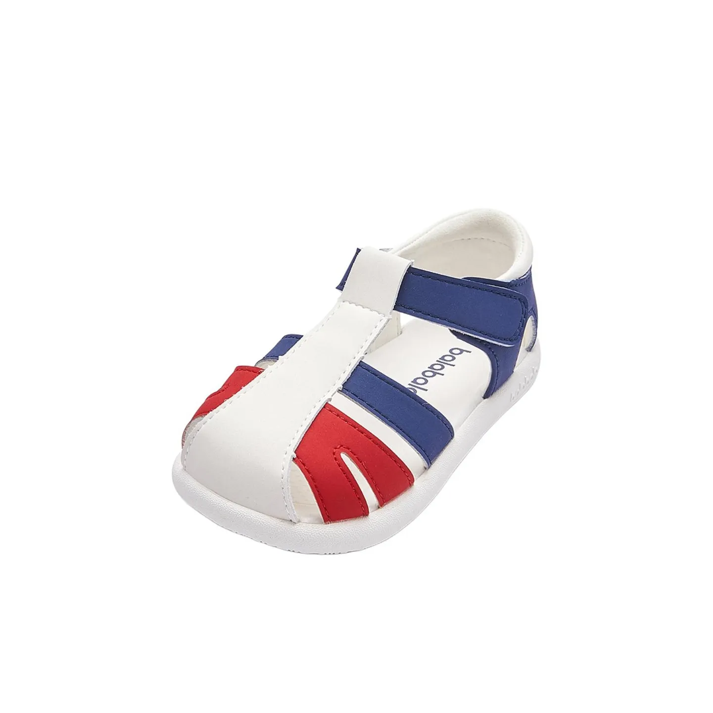 Balabala Growth Stride Collection Slip-resistant Abrasion-resistant Низкий топ Обувь для малышей Белый Синий Infant и Toddler