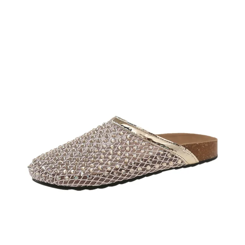 WUJI Slip Resistant Abrasion Resistant Closed Toe Slippers Women's