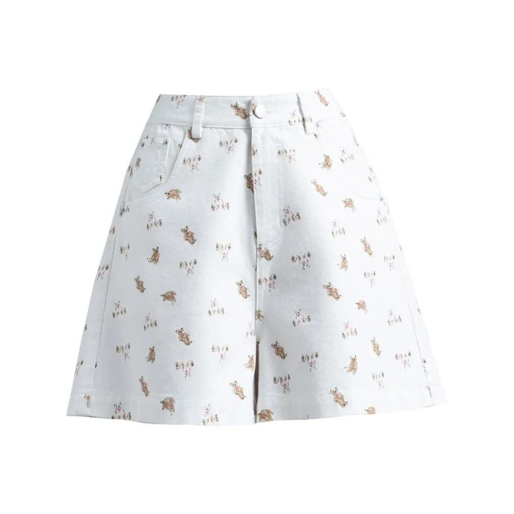 You Cow Me Pants Джинсовые шорты Женские