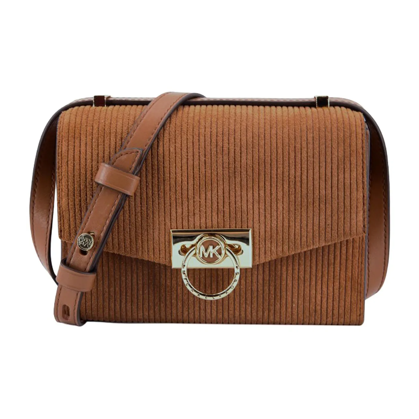 MICHAEL KORS MICHAEL KORS Luggage Collection Leather Crossbody Bag, Shoulder Bag Trumpets Women's Brown