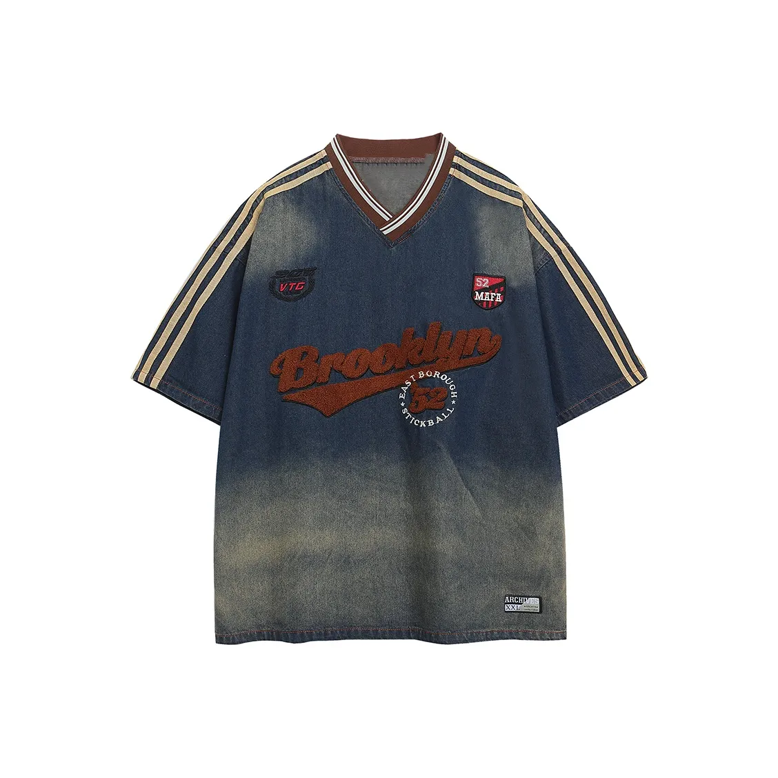 GBXM T-Shirt Унисекс Винтаж Синий