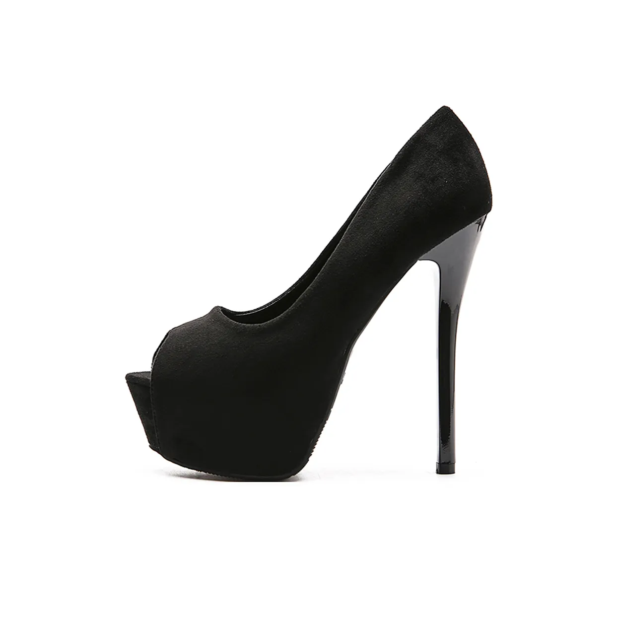 GOSO Узкий каблук Высокие каблуки Женские Черный