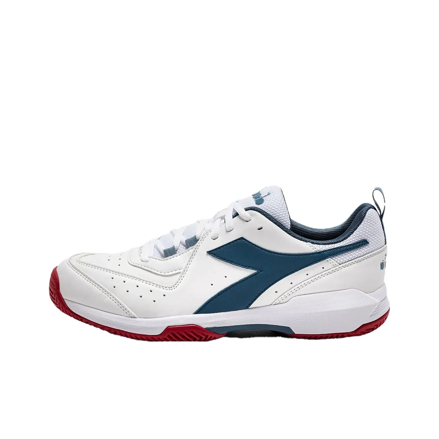 Diadora CHALLENGE 5 Cushioning, Wear Resistant Low Top Tennis Shoes Men's White Blue