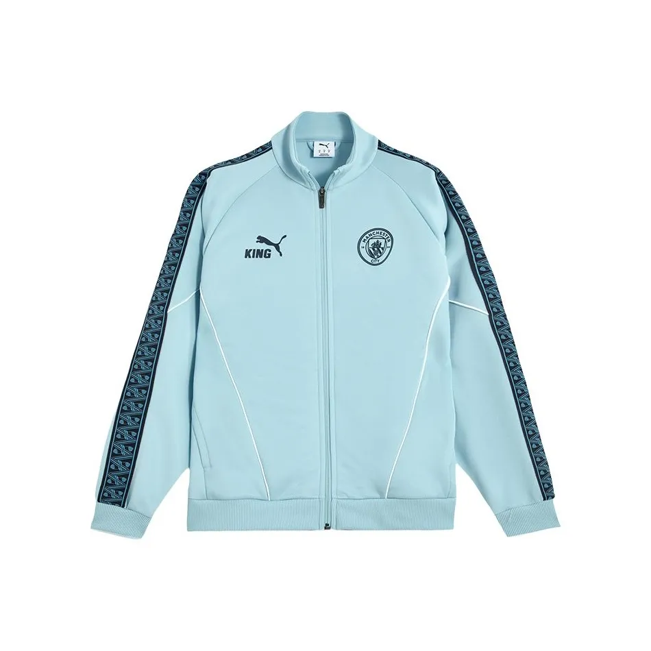 PUMA MCFCAnthem King Куртка Мужская Светло-Синяя