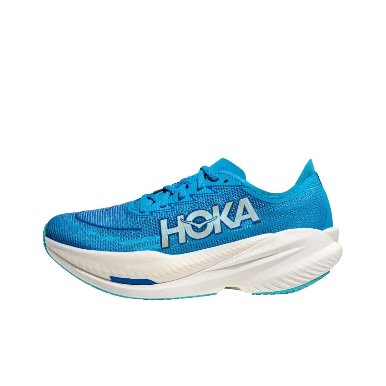 Nike Running Breathe T-shirt - Blanc MACH X 2 Anti Slip Wear Resistant Low Top Running Shoes Men's Blue