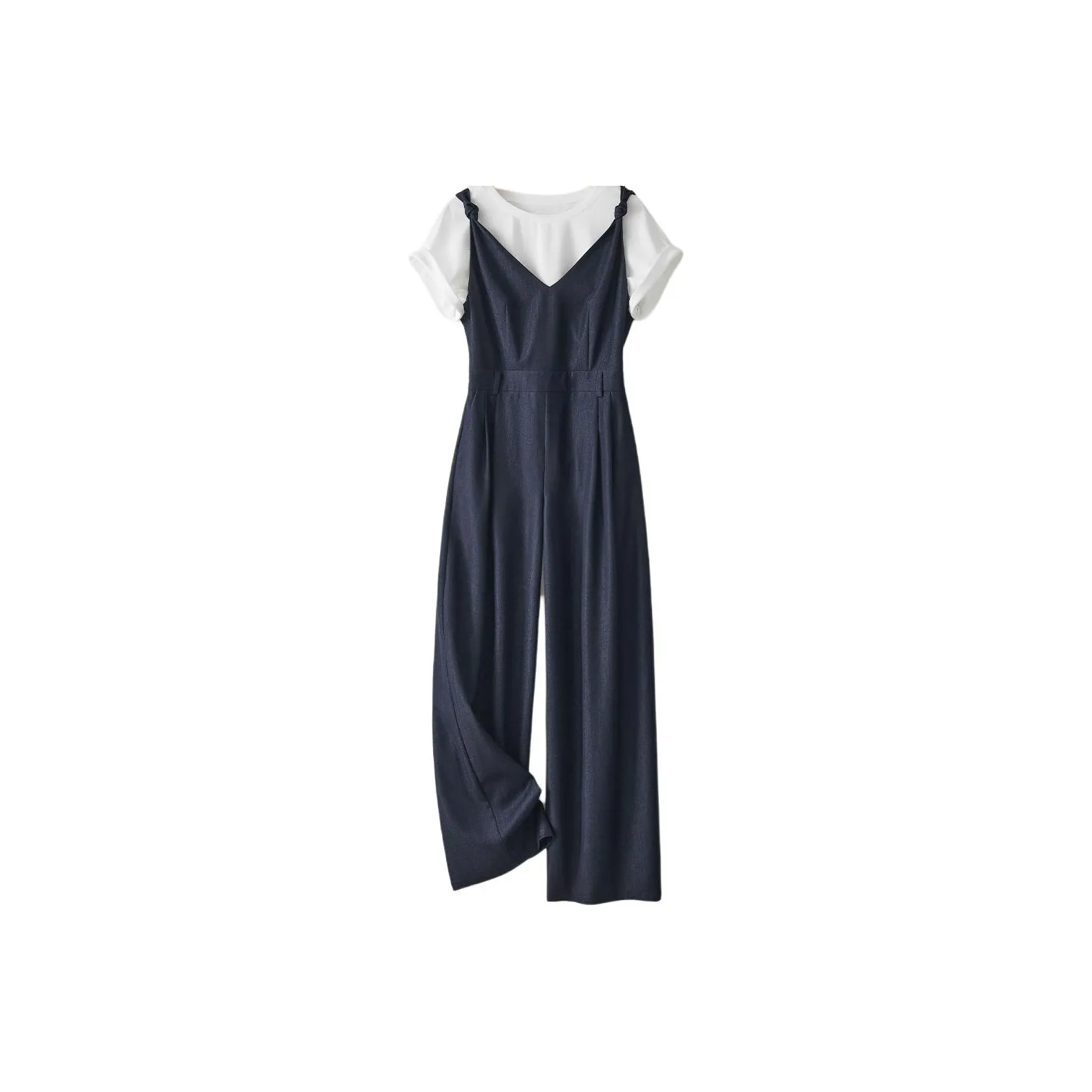 IHIMI SS24 Casual Suit Women's Denim Blue