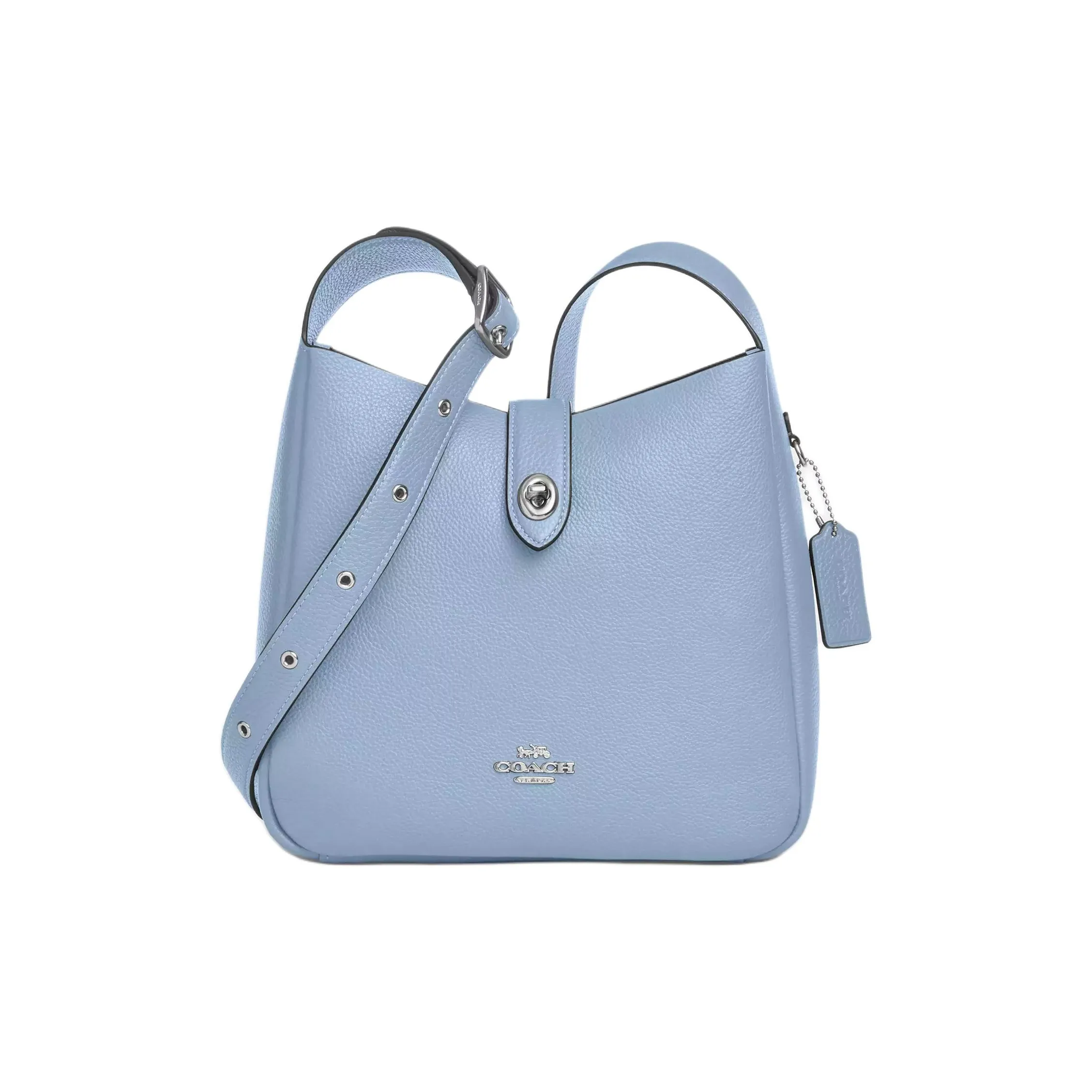COACH Hadley Кожа Сумка через плечо Средняя Женская Синяя