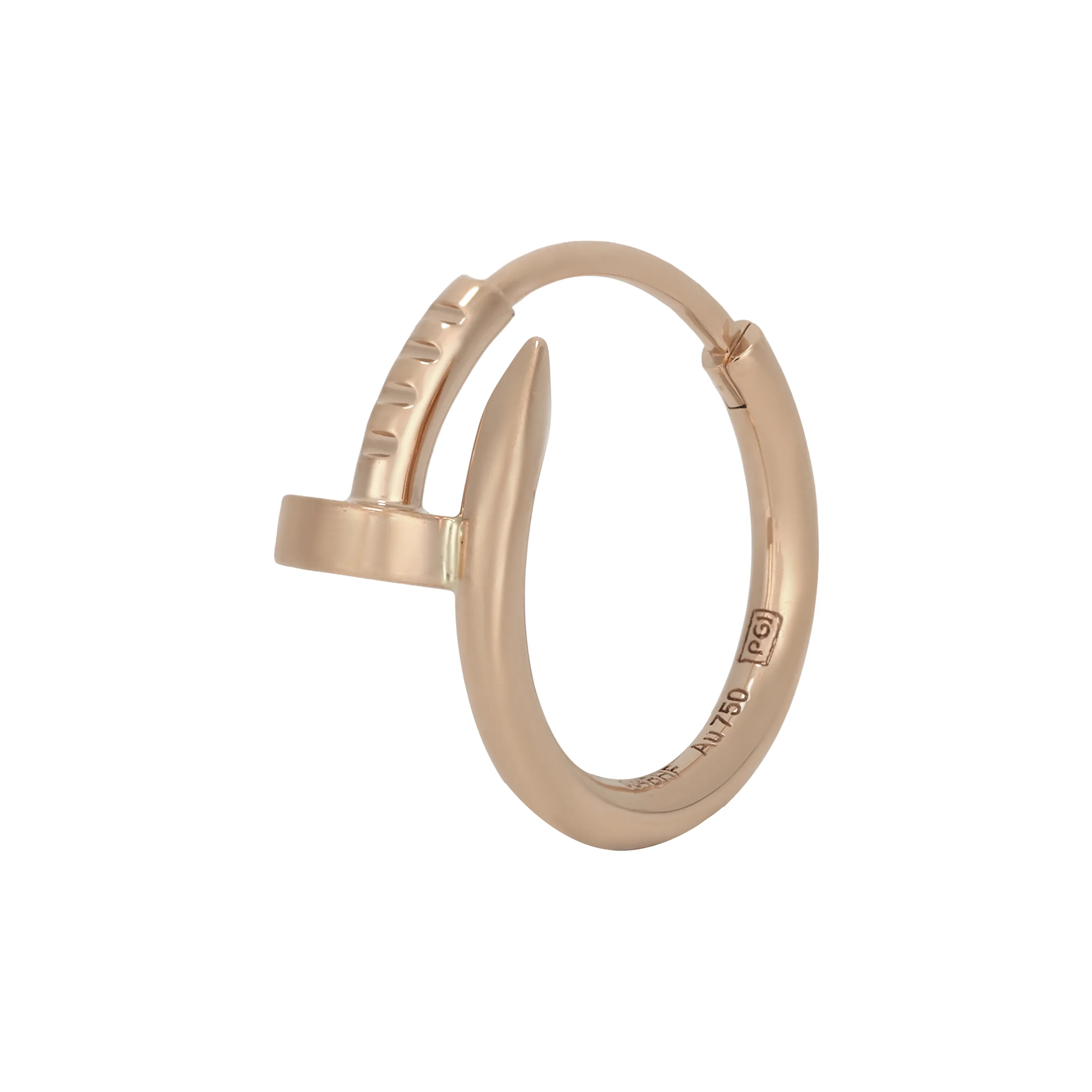 CARTIER 18K Rose Gold Earrings Women's Rose Gold