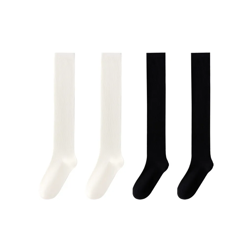 PLANDOO Knee High Socks Women's 4 Pack