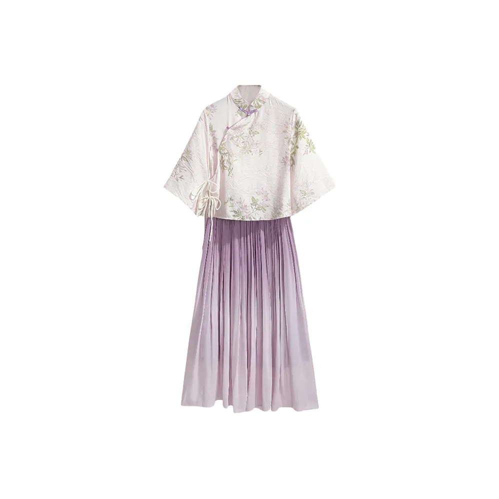 SYEEE WITH U Комплект с юбкой Женские Светло-фиолетовый