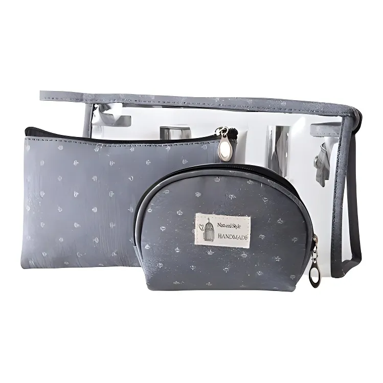 Gentle Welcome Сумка ТРЕХ Композитный Набор Сумка для хранения Туалетная сумка Сумочка для украшений Путешественная косметичка Премиум портативная