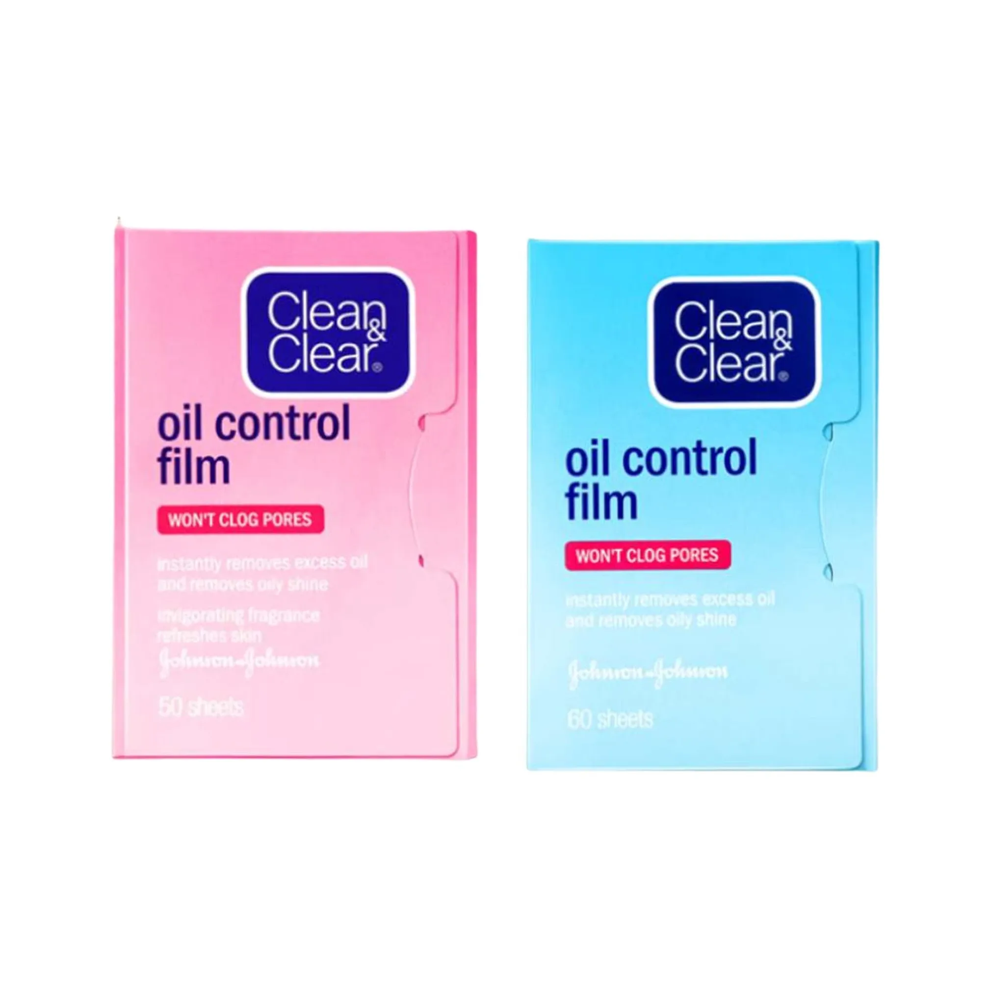 Clean Clear Масло Очищающее Мягкое Масло Absorbent Бумага Портативный и Легкий 60 Шт + 50 Штук