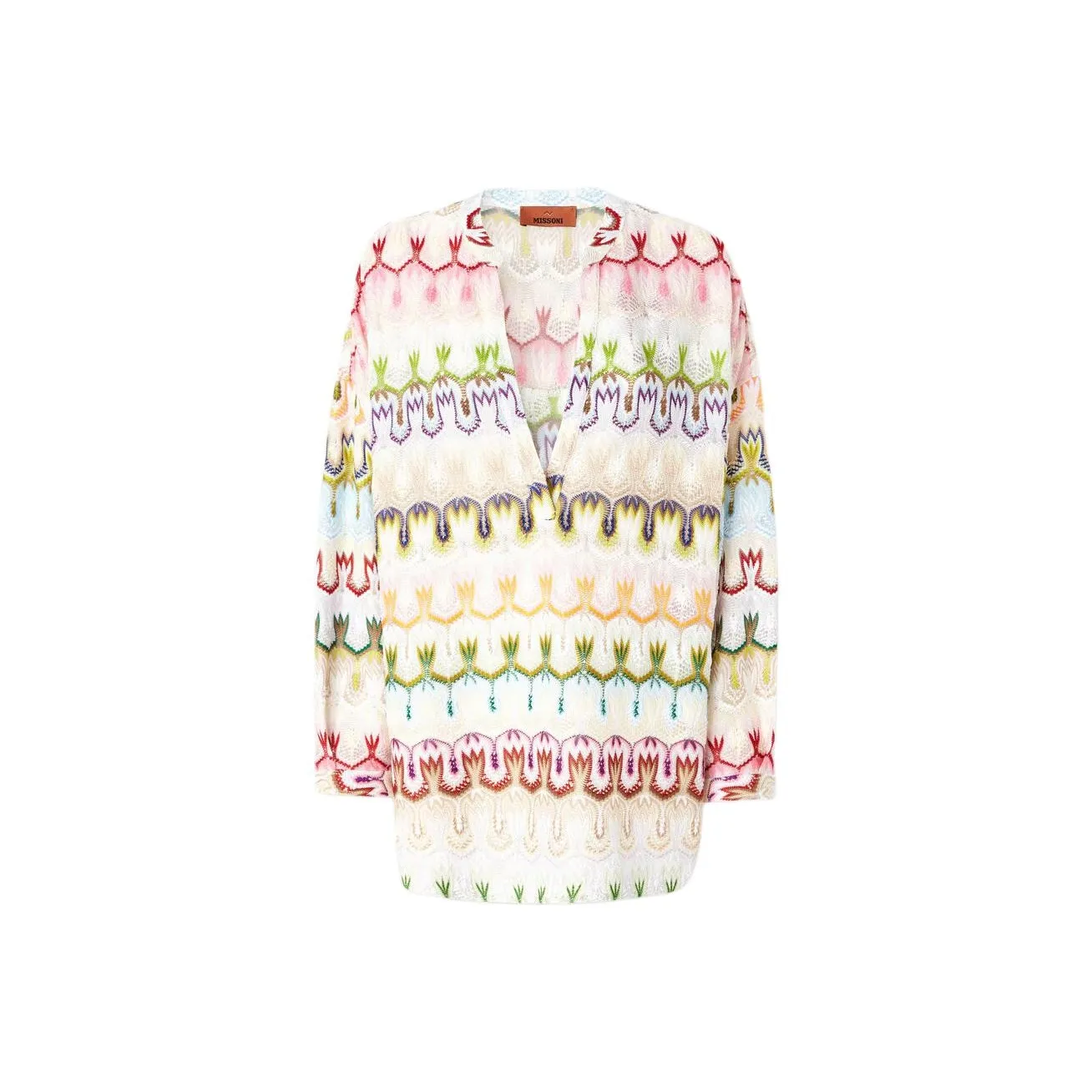 MISSONI V Neck Knitted Blouse