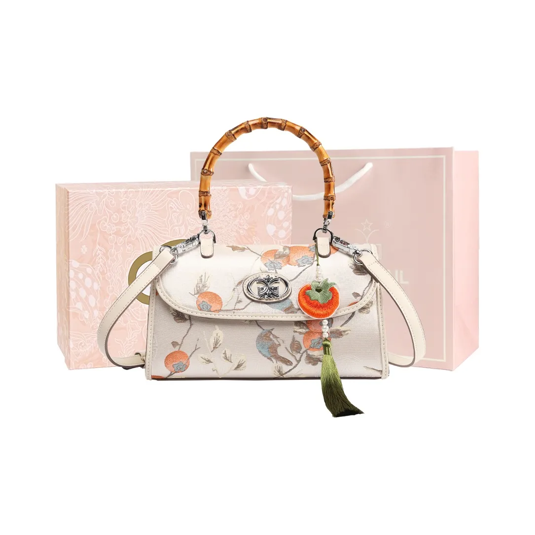 MISS GAIL Synthetic Leather Shoulder Bag, Crossbody Bag, Handbag Women's Ecru