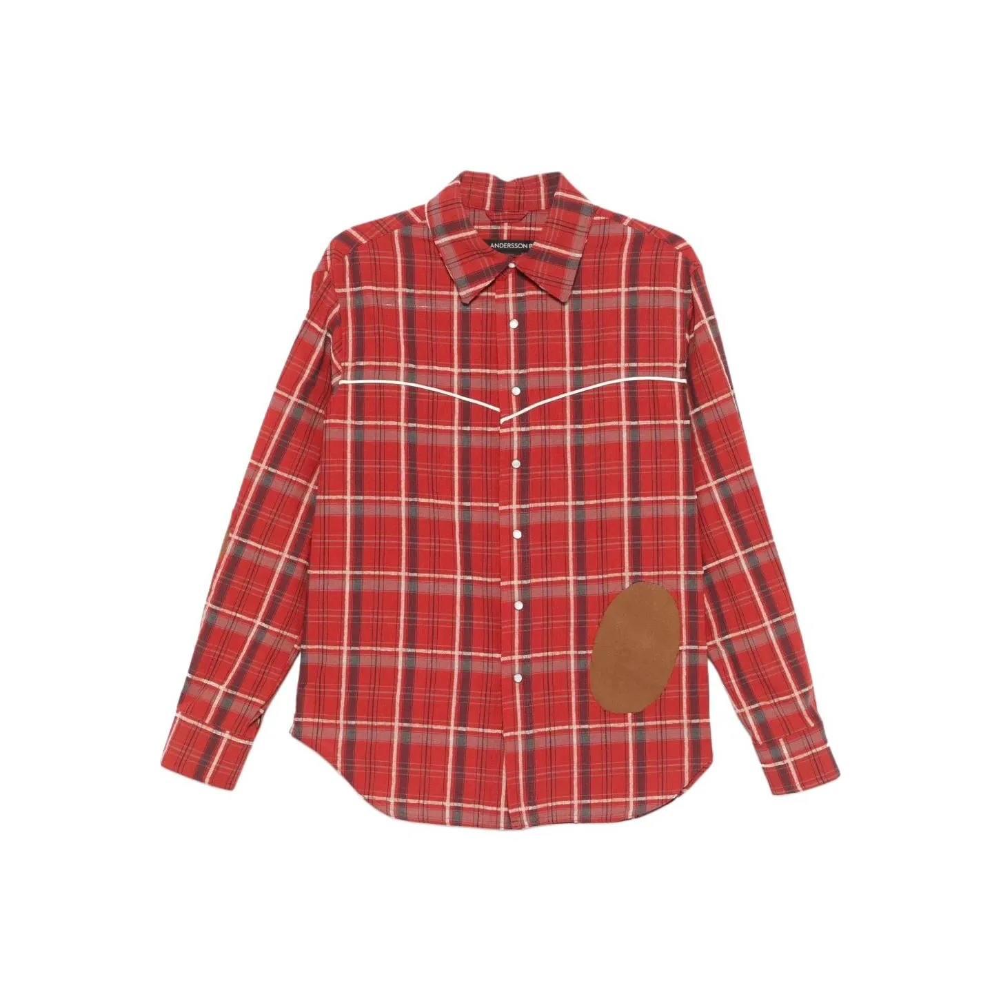 ANDERSSON BELL Красная унисекс рубашка