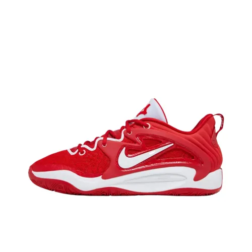 NIKE KD 15 Баскетбольные кроссовки Низкий Верх Красный Мужские