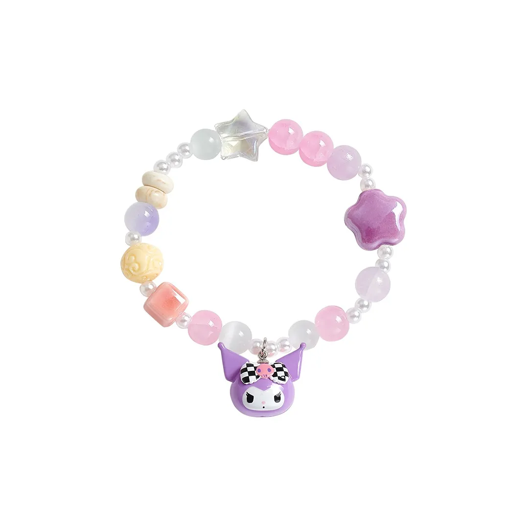 Sanrio Kulomi Акриловые браслеты Женские Фиолетовые