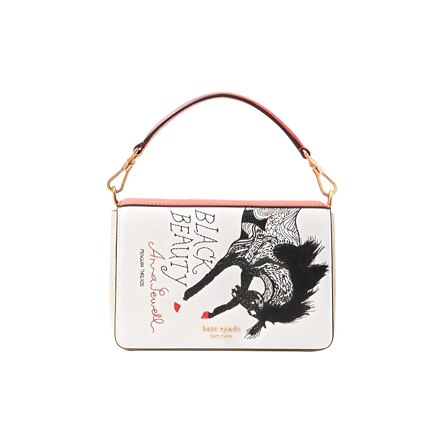 Kate Spade Коровья кожа Портативная Сумка через плечо Одно плечо Женская Белая