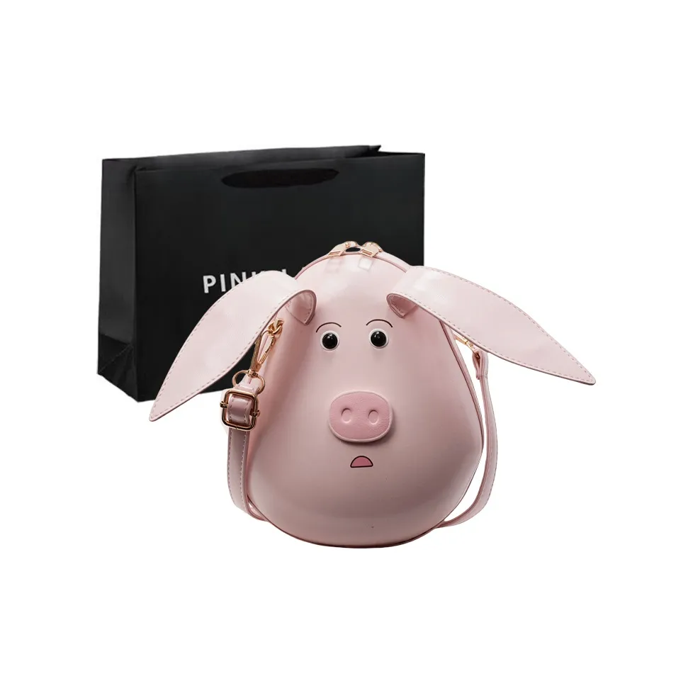 PINK·LAND ПУ (полиуретан) Сумка через плечо Женская Розовая