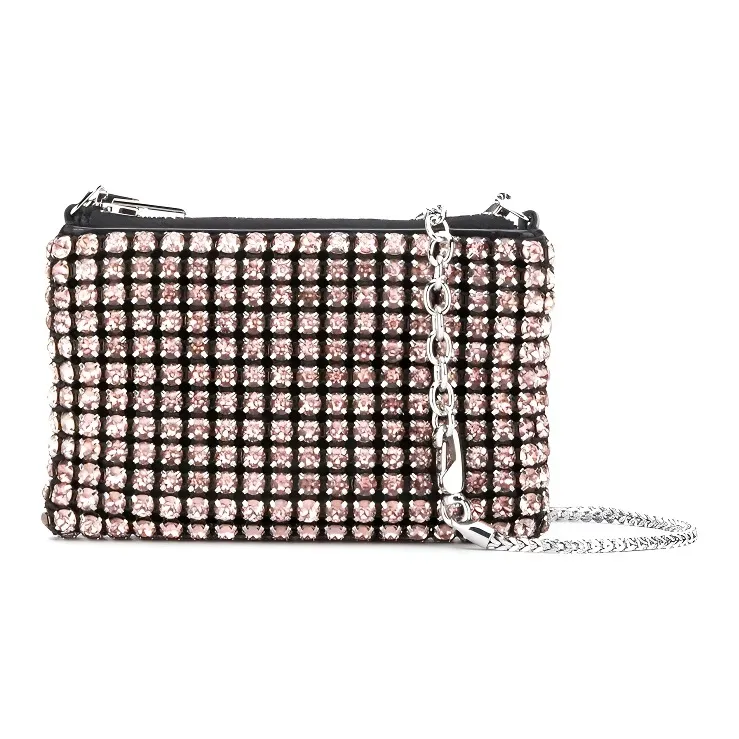 Alexander Wang Cow Leather Clutch, Shoulder Bag, Crossbody Bag Trumpets Women's Pink