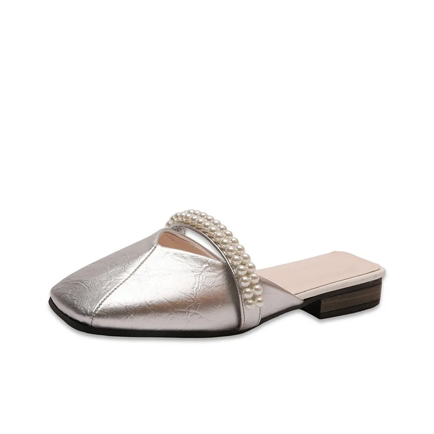 WUJI Slip Resistant Abrasion Resistant Closed Toe Slippers Women's