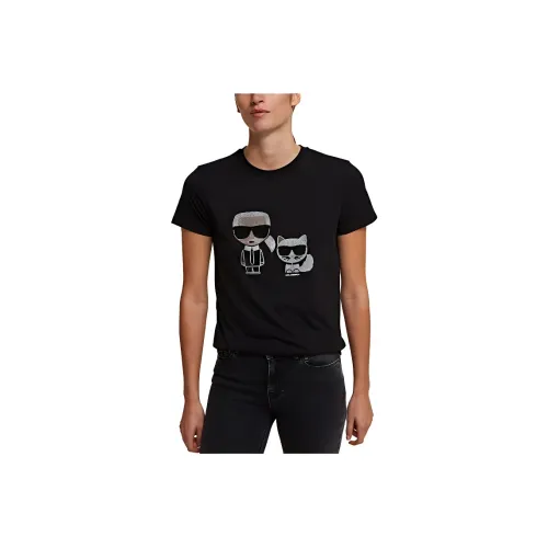 KARL LAGERFELD / Karl Lagerfeld Jeans Черные Женские Т-рубашки