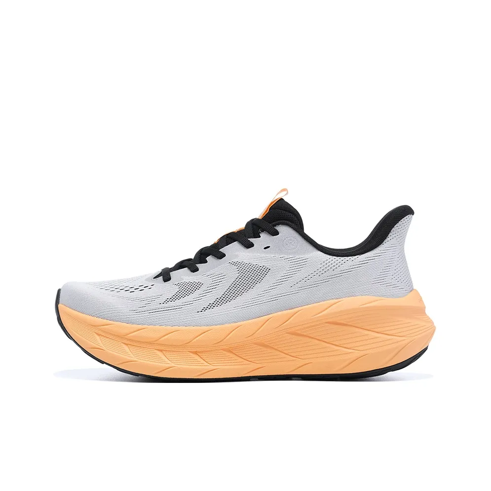 BMAI Expedition Pure2,0 Амортизация Устойчивый к истиранию Дышащий Низ Резистентный Низкий Топ Беговые кроссовки Мужской Оранжевый Серый