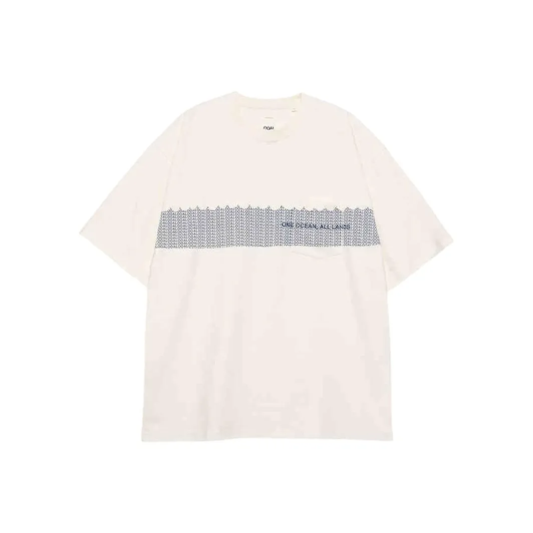 Nanamica T Shirts Unisex Ivory White Ivory