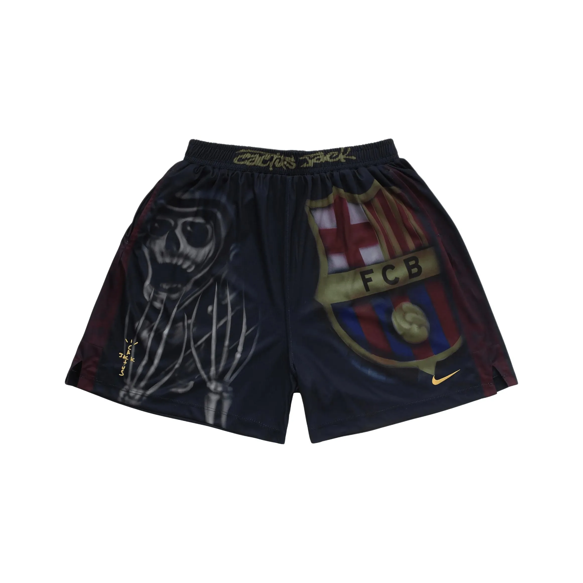 Travis Scott Barcelona X Nike Collaboration SS25 Повседневные шорты Унисекс