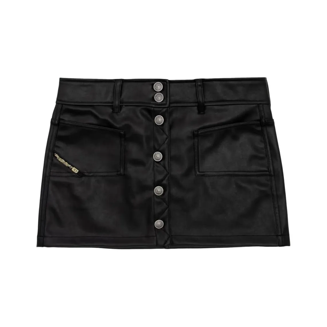 DIESEL Кожаные короткие юбки женские