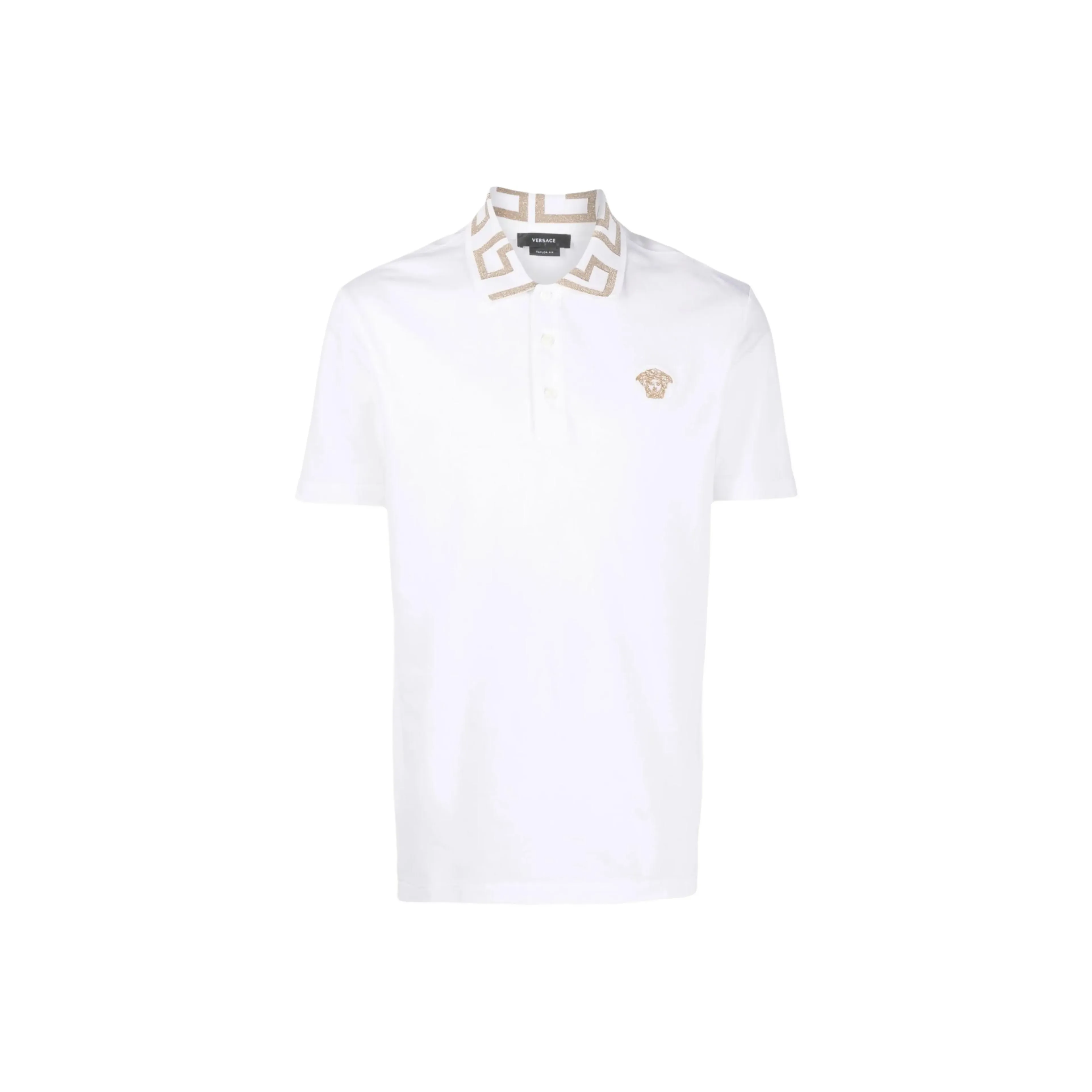 VERSACE Greca Short sleeved Polo Shirt