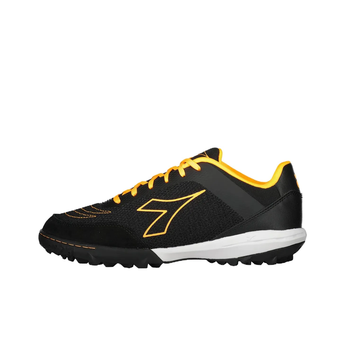 Diadora TF Turf Cushioning, Wear Resistant Red Shoes Men's Black