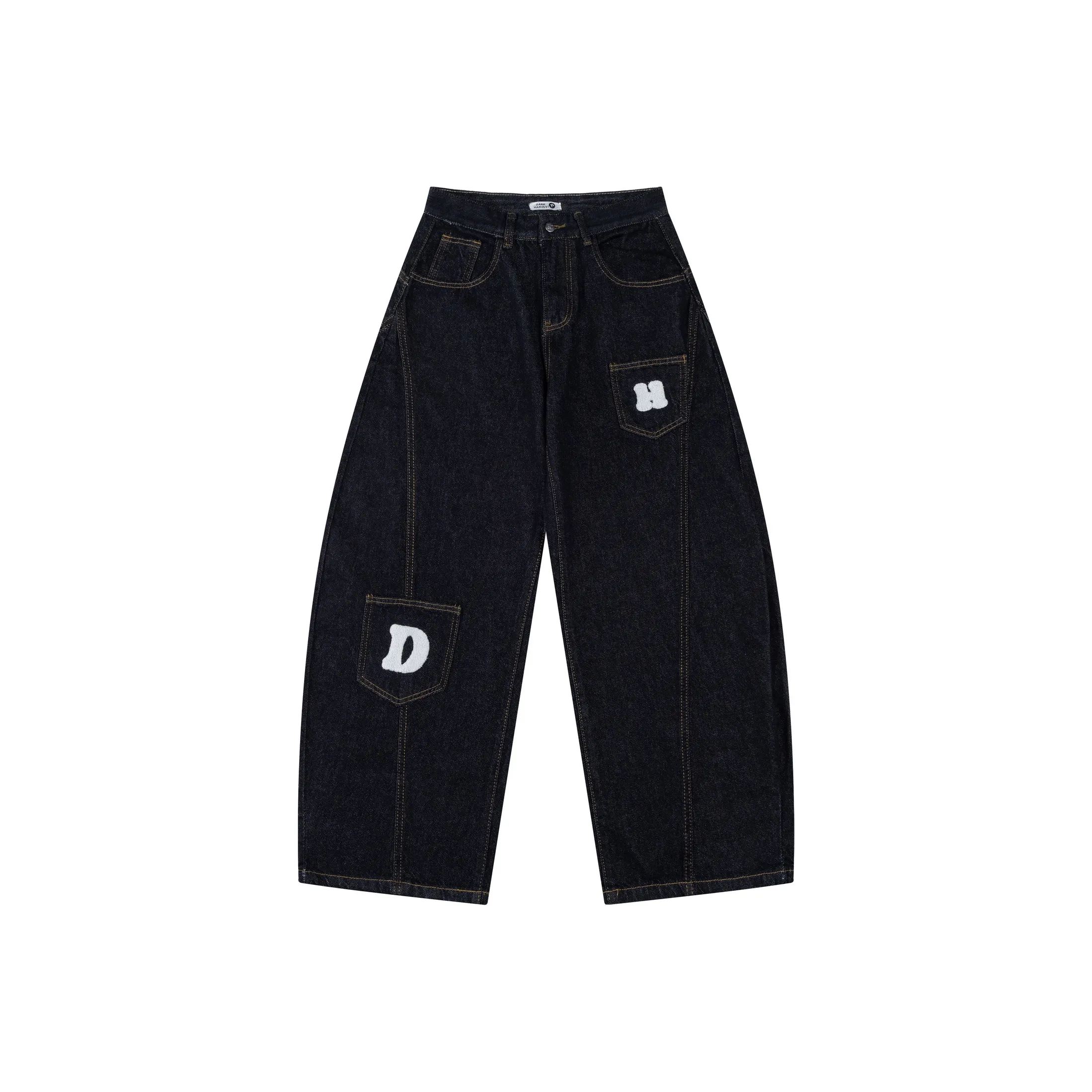 YINLEI Men's Blue Denim Shorts YINLEI Мужские синие джинсовые шорты