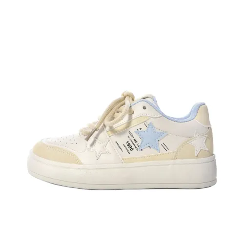 The New Age Family Кроссовки для скейтбординга Low Top Светло-желтые Женские
