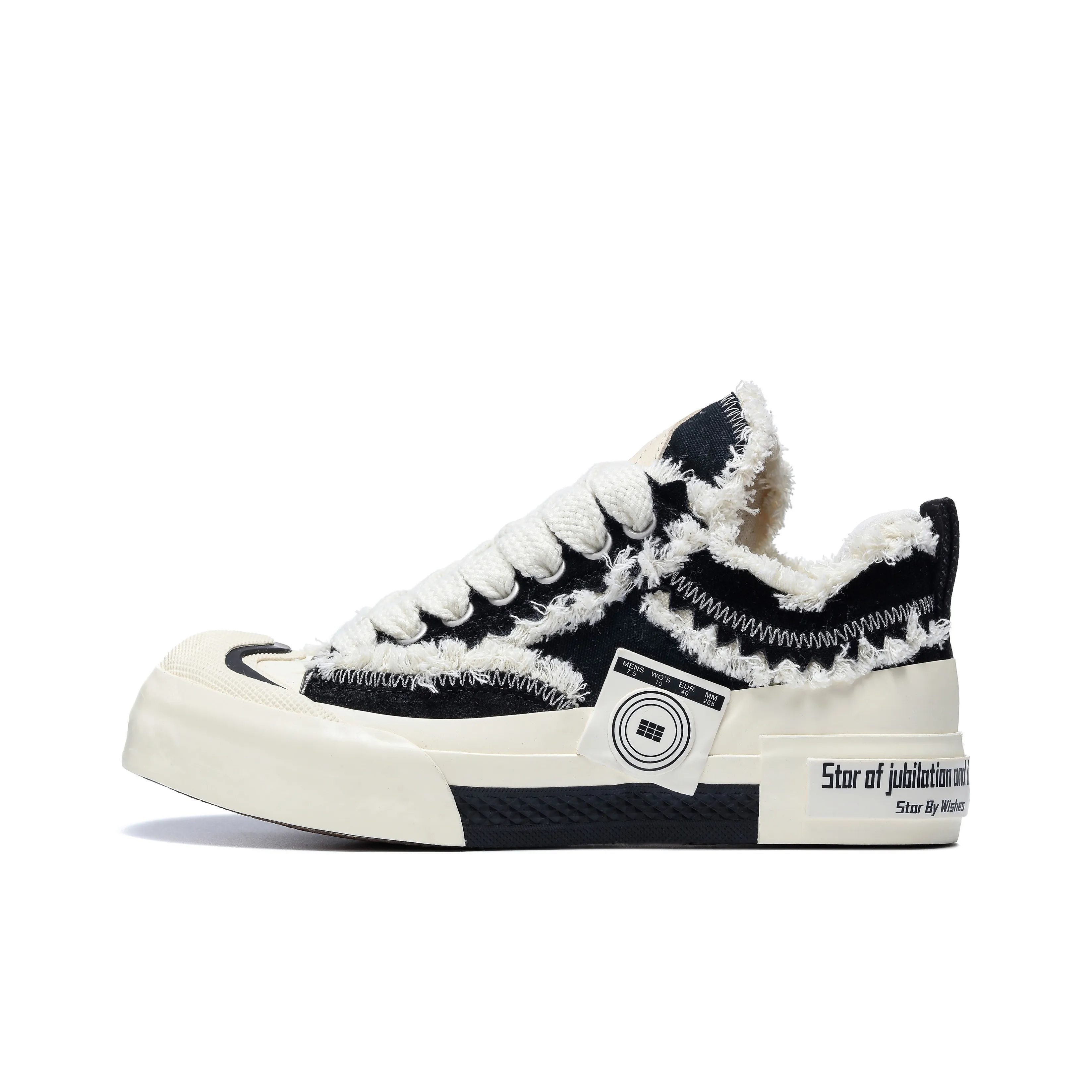 Star By Wishes Скейтборд Кроссовки Низкие Черные Унисекс