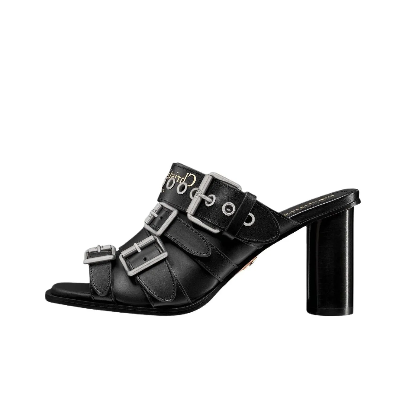 DIOR Slide Slippers 8cm Women's Black