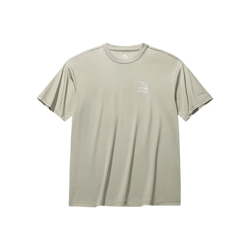 Anta Life Collection T Shirt Men's Dust Khaki