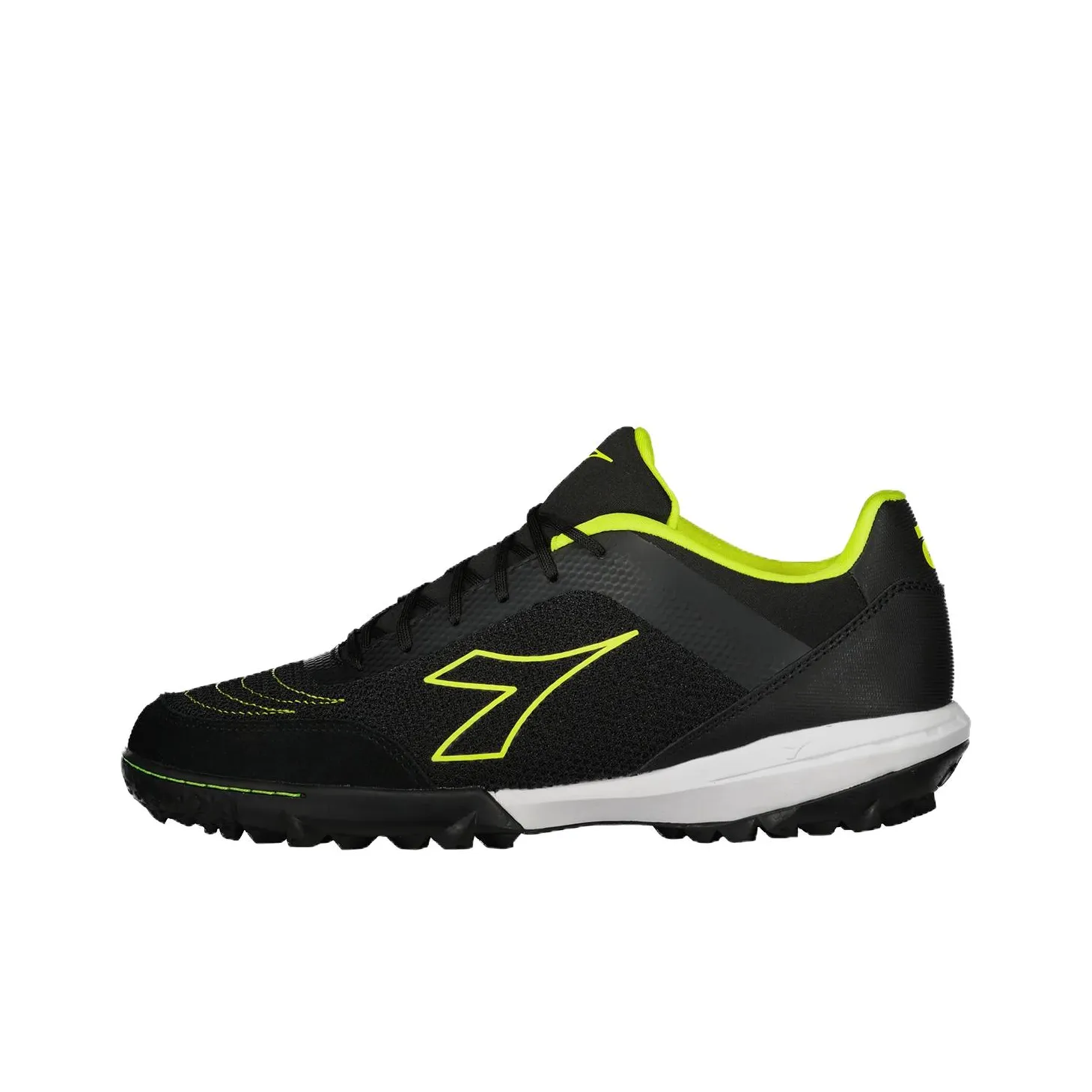 Diadora TF Turf Anti Slip Wear Resistant Red Shoes Men's Black