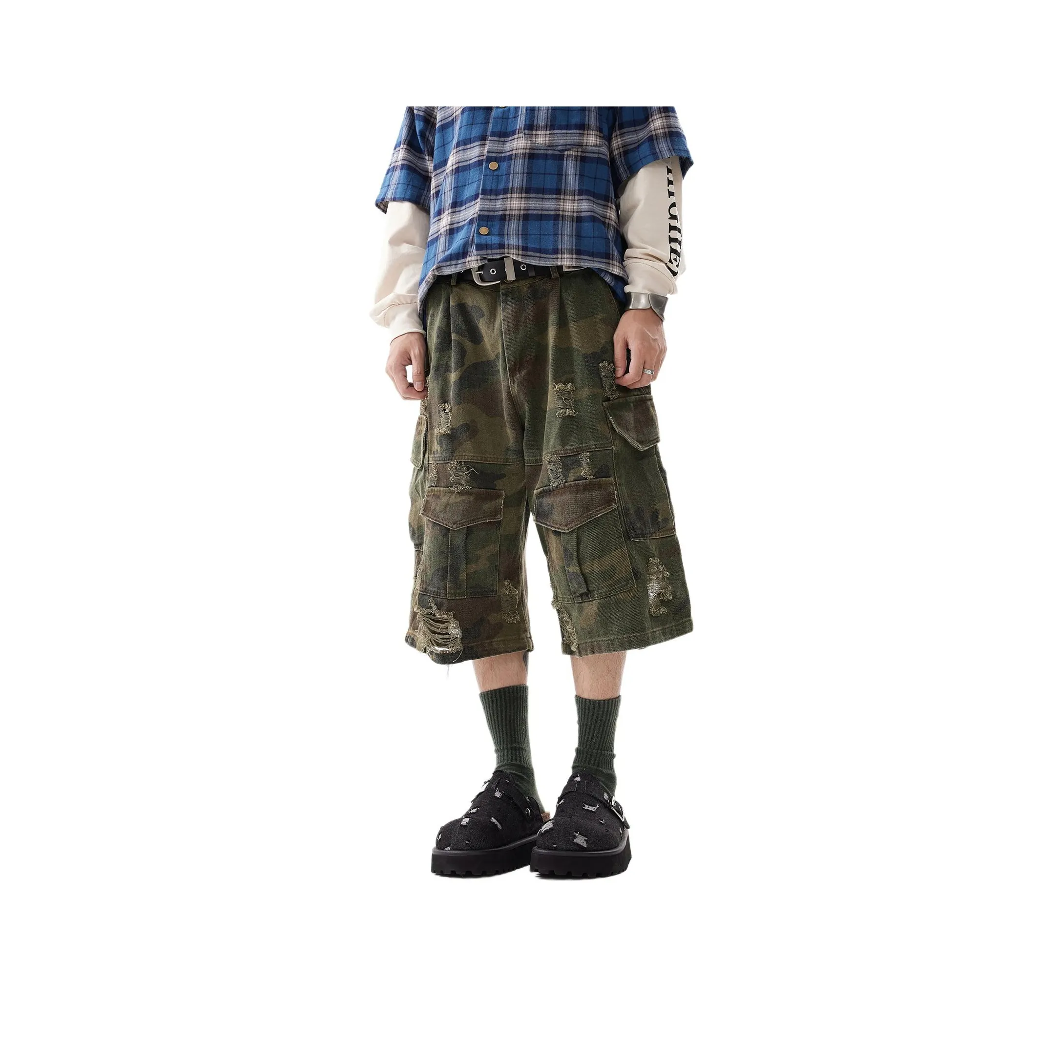 Pirkadat Cargo Shorts Unisex Camouflage