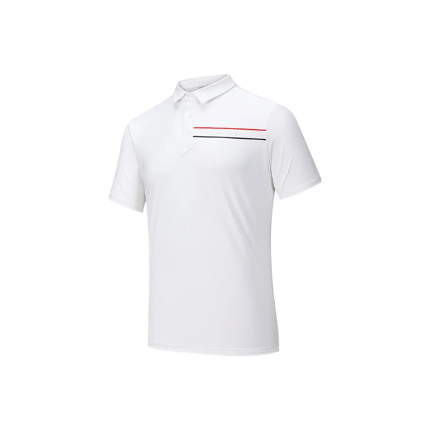 Anta Variety Training Collection Polo Shirt Men's Pure White