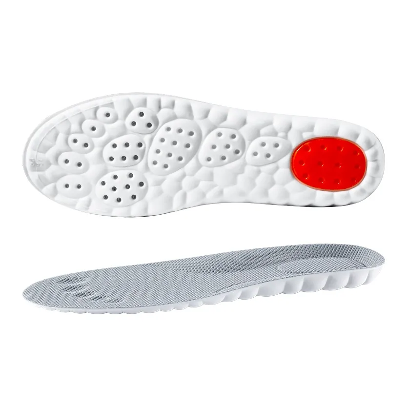 Footprint Tribe Breathable Mesh+PU+GEL Cushioning Layer Insoles Unisex