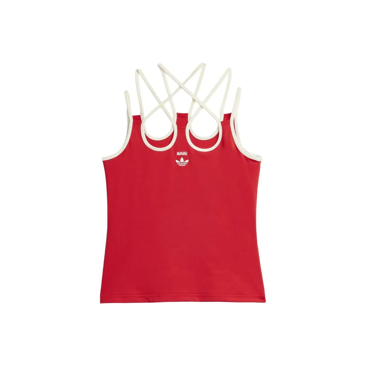 Adidas Originals x Avavav Топ на бретелях Женский Красный