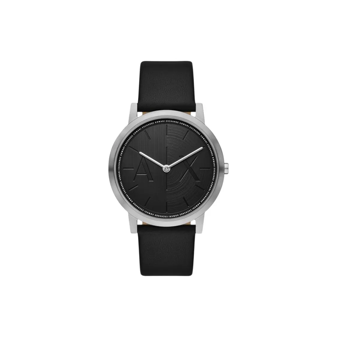 ARMANI EXCHANGE AE ARMANI Наручные часы Кварцевый механизм Кожаный ремешок 40 мм Черный циферблат Мужские часы